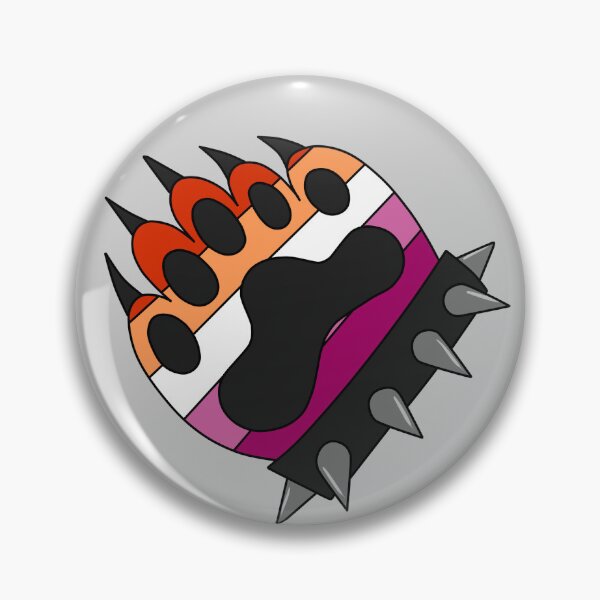 Item preview, Lesbian Pride Punk Paw - Bear designed and sold by JinxyZilla.