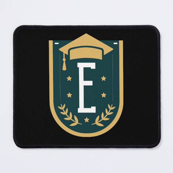 Item preview, Ornamental Letter E, Gold Monogram Ornament, Funny Design Graduation designed and sold by PROMEN Creativity.
