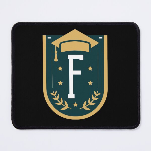 Item preview, Ornamental Letter F, Gold Monogram Ornament, Funny Design Graduation designed and sold by PROMEN Creativity.