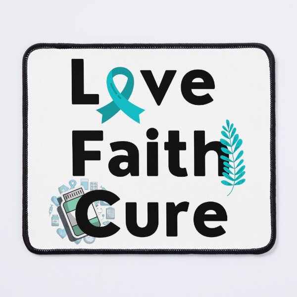 Item preview, Ovarian Cancer Awareness- Love Faith Cure designed and sold by Neurons Away.