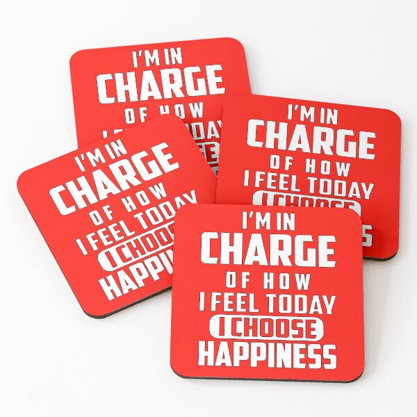 Item preview, Funny Saying I'm In Charge Of How I Feel Today I Choose Happiness designed and sold by fantasticdesign.