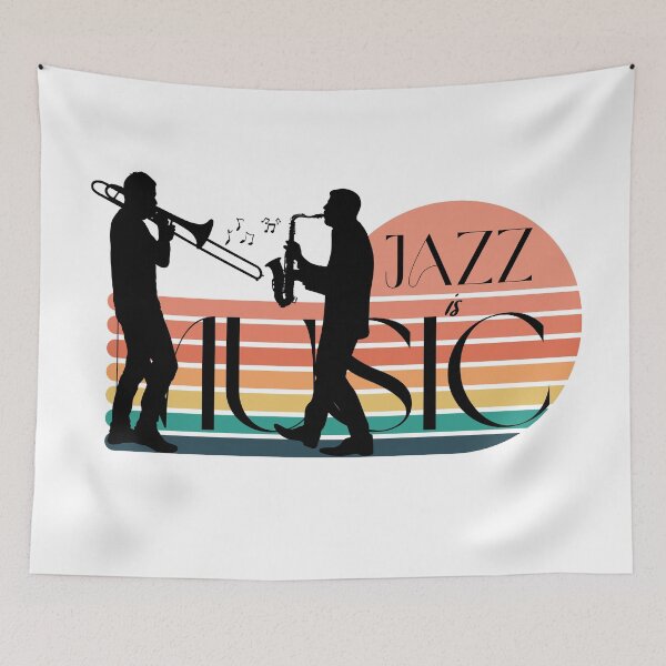 Item preview, Jazz is Music Vintage Vibes designed and sold by Nancyanna.