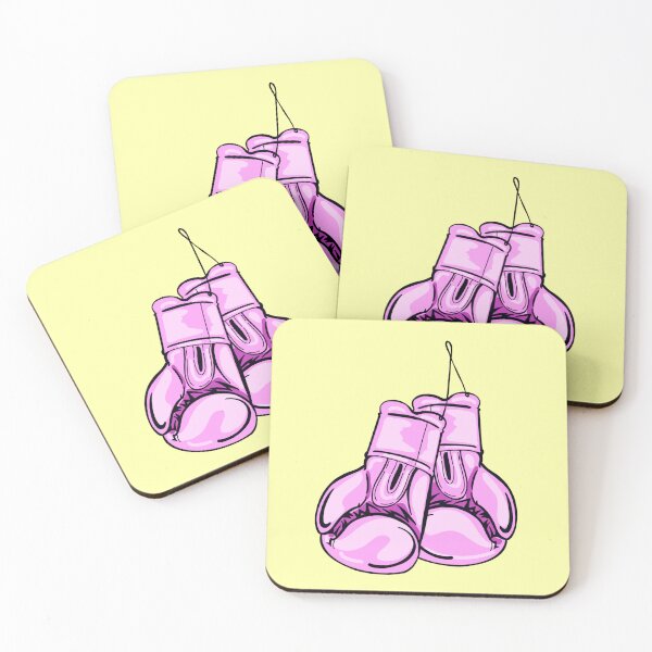 Item preview, Pink Gloves With Yellow Background  designed and sold by missmann.