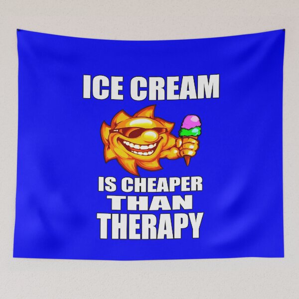 Item preview, Ice Cream Lovers Ice Cream Is Cheaper Than Therapy  designed and sold by fantasticdesign.