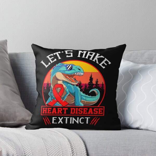 Item preview, Let's Make Heart Disease Extinct Dinosaur Men Women Kid designed and sold by Mnrshirley.