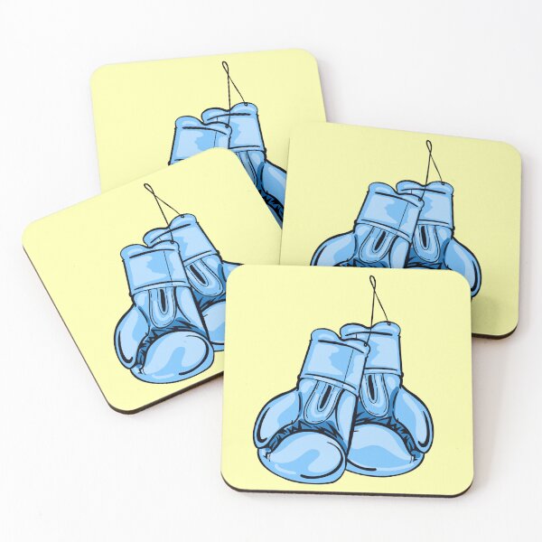 Item preview, Blue Gloves With Yellow Background  designed and sold by missmann.