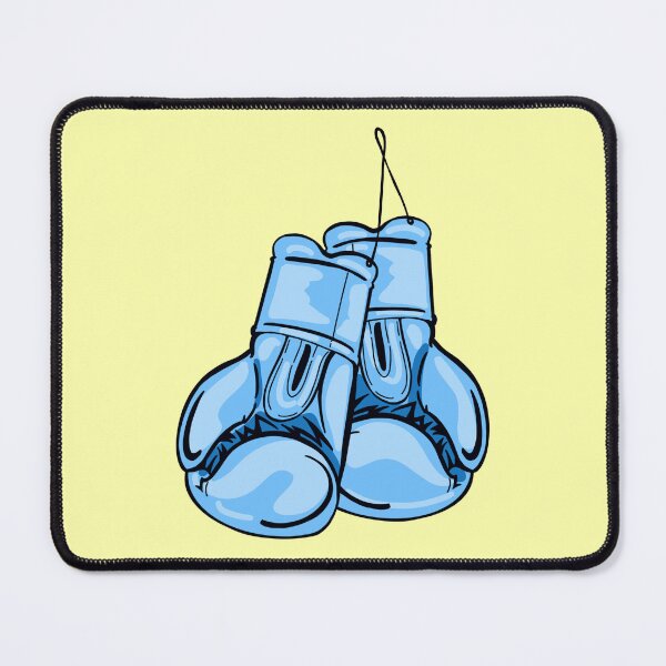 Item preview, Blue Gloves With Yellow Background designed and sold by missmann.