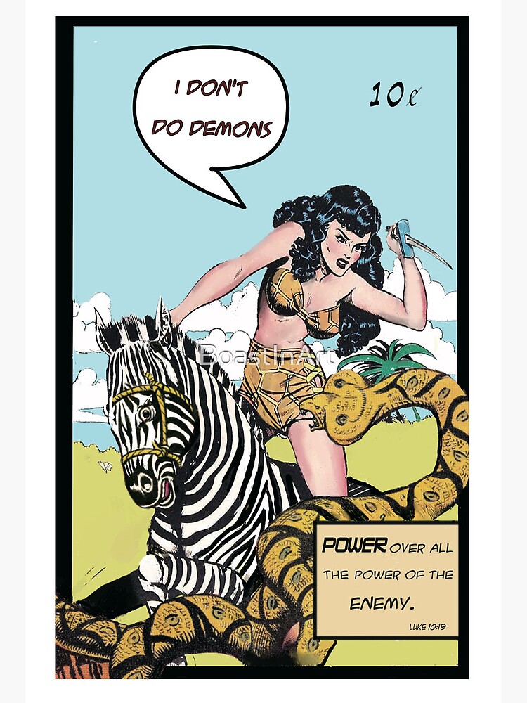 Vintage Comic Book 1948 | Jungle Girl | I Don't Do Demons