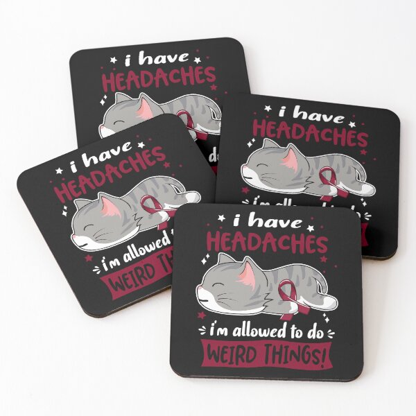 Item preview, Headaches Awareness, I Have Headaches i'm Allowed to do Weird Things! designed and sold by Tammyilaria.
