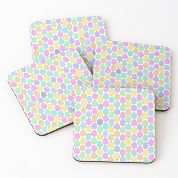 Item preview, Easter eggs pastel pattern  designed and sold by ArtSCPdesign.