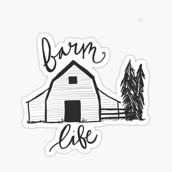 Farm Life Sticker For Sale By Joyfulrevival Redbubble