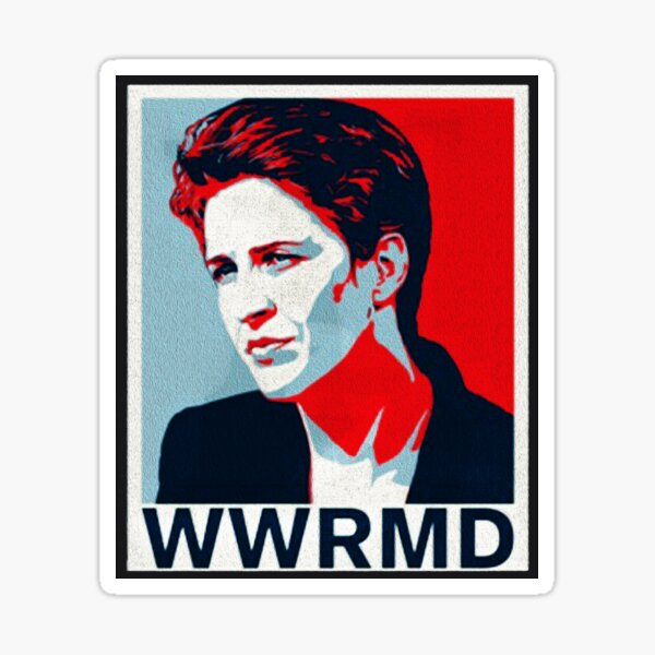 WWRMD? (What would Rachel Maddow Do) Sticker