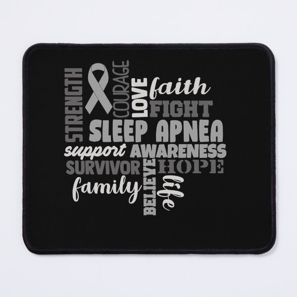 Item preview, Sleep Apnea Awareness - Strength Courage Faith Hope Love Fight Support Survivor Family Life Believe designed and sold by Hilten.