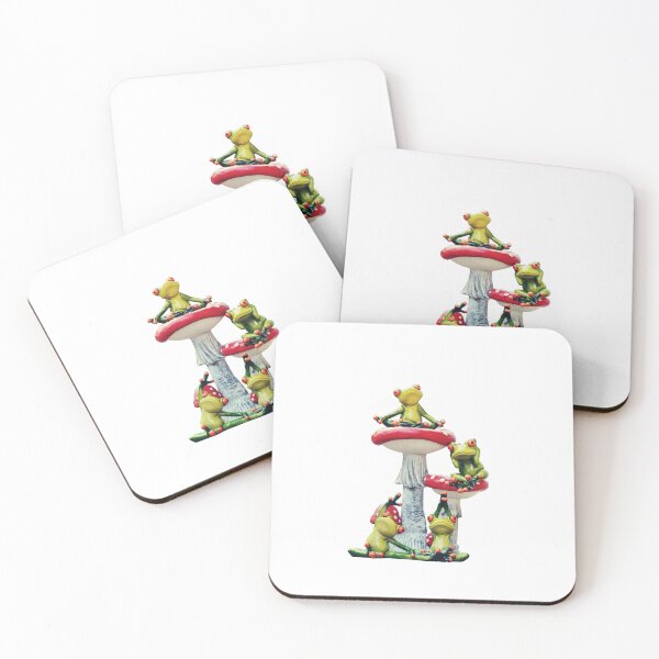 Item preview, Meditating frog-Yoga frog-funny frog in lotus sitting position designed and sold by BestUncommonTee.