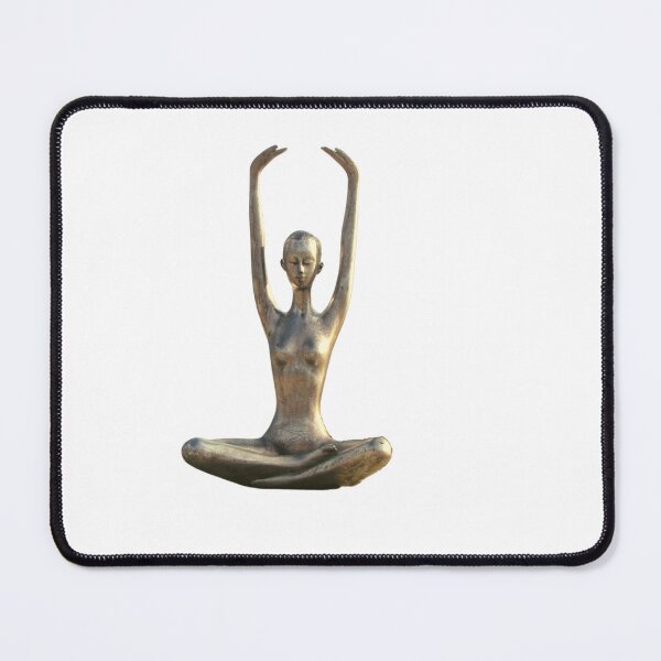 Item preview, Yoga figure statue in lotus sitting position - Buddism peace sign designed and sold by BestUncommonTee.