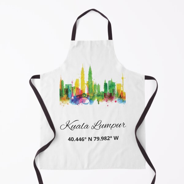 Item preview, Kuala Lumpur , love classic t-shirt , painted skyline . designed and sold by Forever Sun CO..