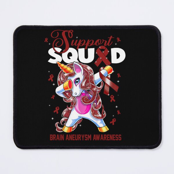 Item preview, Cute Unicorn Support Squad Brain Aneurysm Awareness Men Women Kid designed and sold by tenjun16.