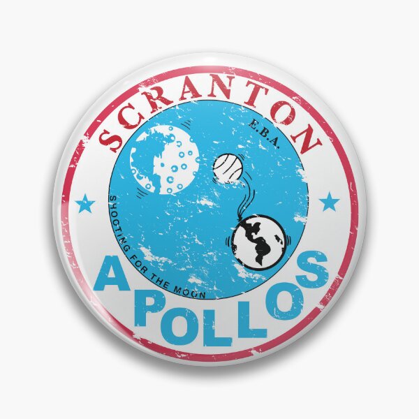 Item preview, Distressed Scranton Apollos Basketball designed and sold by TeeArcade84.