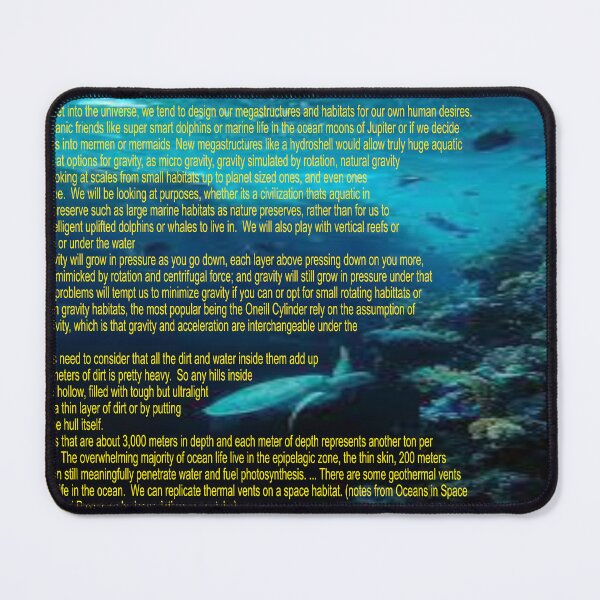 Item preview, Marine Space Habitats Art designed and sold by Alicefish.