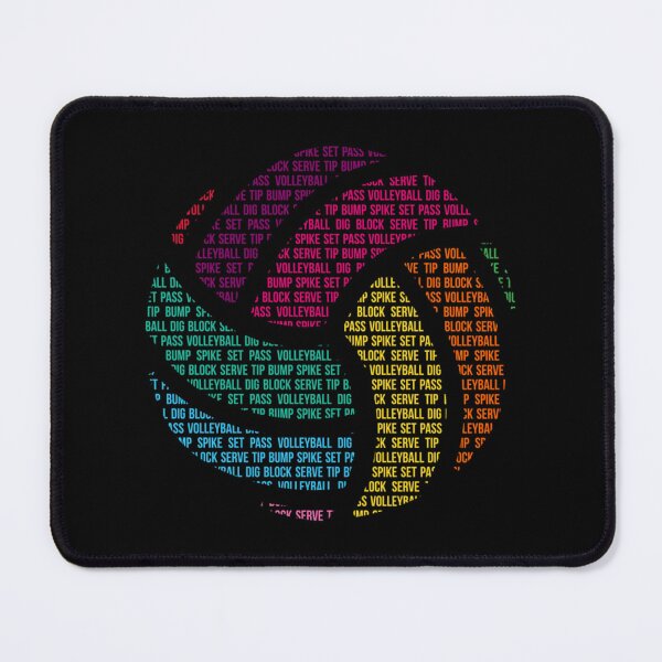 Item preview, Colorful Volleyball Words Volleyball Player designed and sold by JuneRenner.