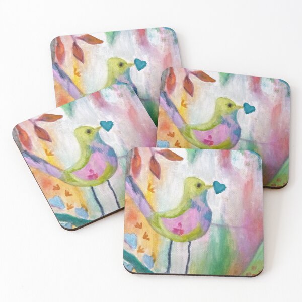 Item preview, Bird Love Coasters designed and sold by RachLuna.