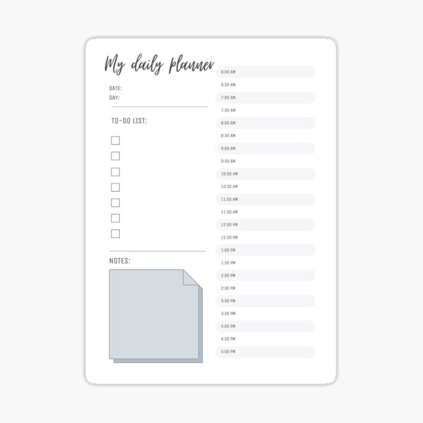 Best Daily Planner Sticker Pack + BONUS 8 Decal Stickers – Hellooriday