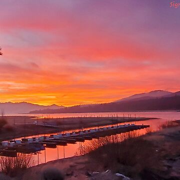 Artwork thumbnail, Big Bear Lake Sunset by signaturelaurel
