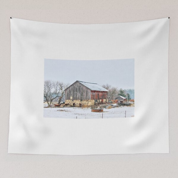 Item preview, "Winter On The Farm" designed and sold by wiscbackroadz.