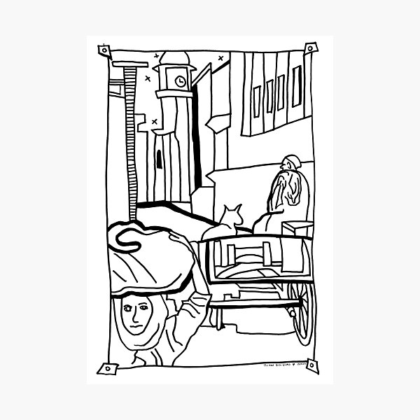 Item preview, Peshawar Streetscene designed and sold by John Douglas.