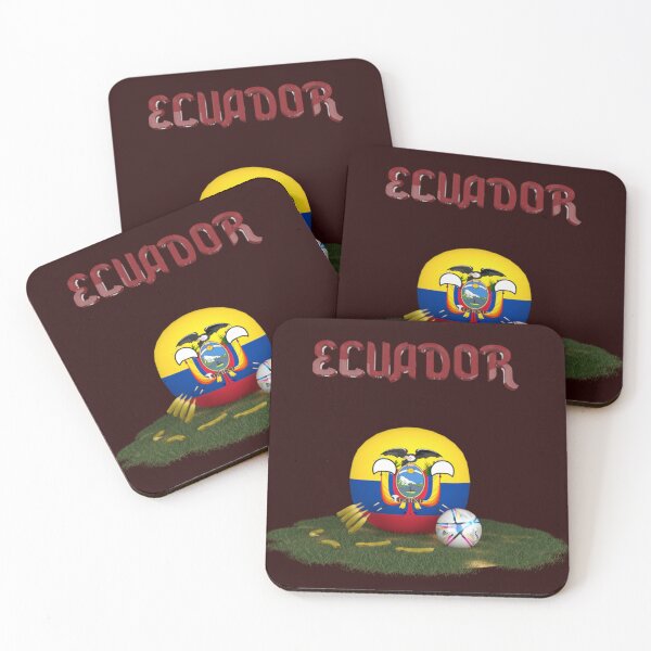 Item preview, Ecuador Flag World Cup 2022 designed and sold by Countryballs3D.