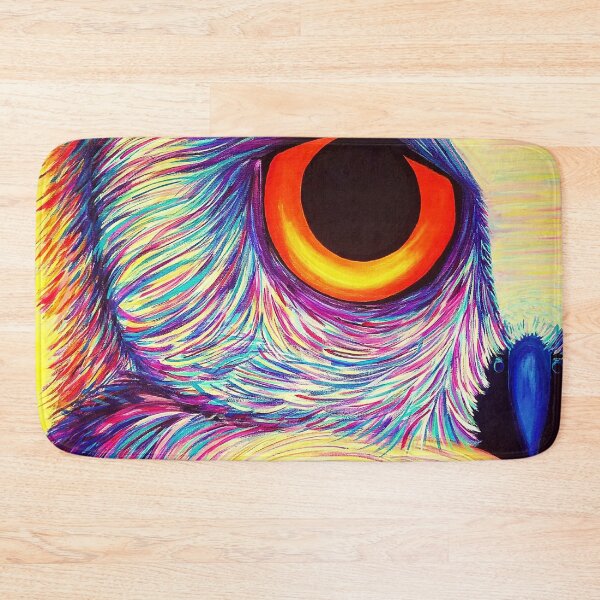 Item preview, Don't Blink - Acrylic Abstract Owl Bird Animal Painting designed and sold by forgetmenot8907.