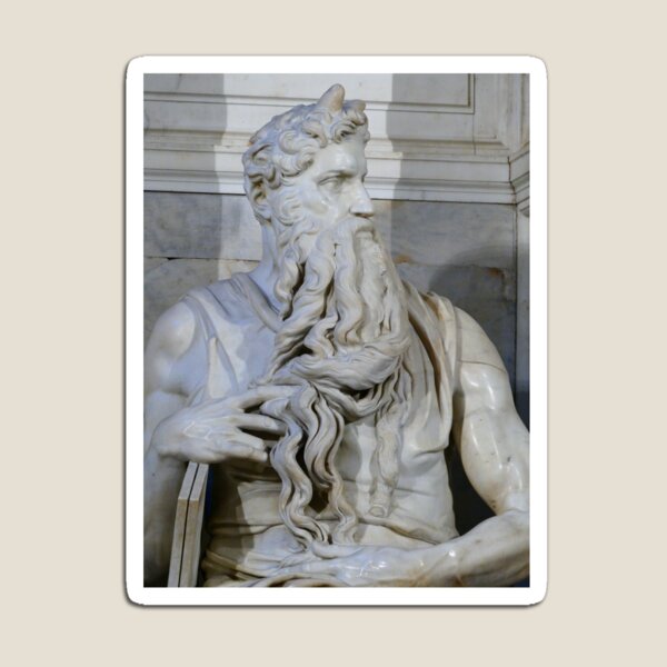 Item preview, Moses Statue by Michelangelo (c. 1513 – 1515) designed and sold by fabdesign.
