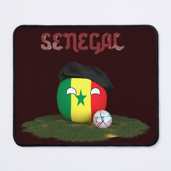 Item preview, Senegal Flag World Cup Qatar 2022 designed and sold by Countryballs3D.