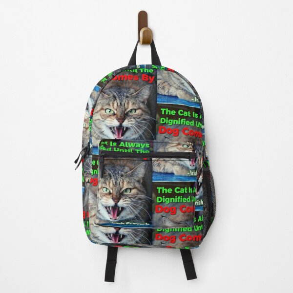 Item preview, Irish Proverb - The Cat Is Always Dignified Until The Dog Comes By designed and sold by IrishProverbs.