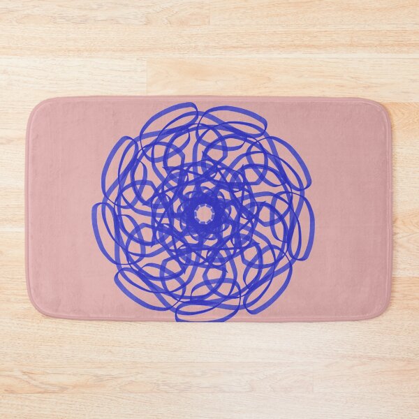 Item preview, Blue Spherical Floral Pattern designed and sold by CriticalC404.