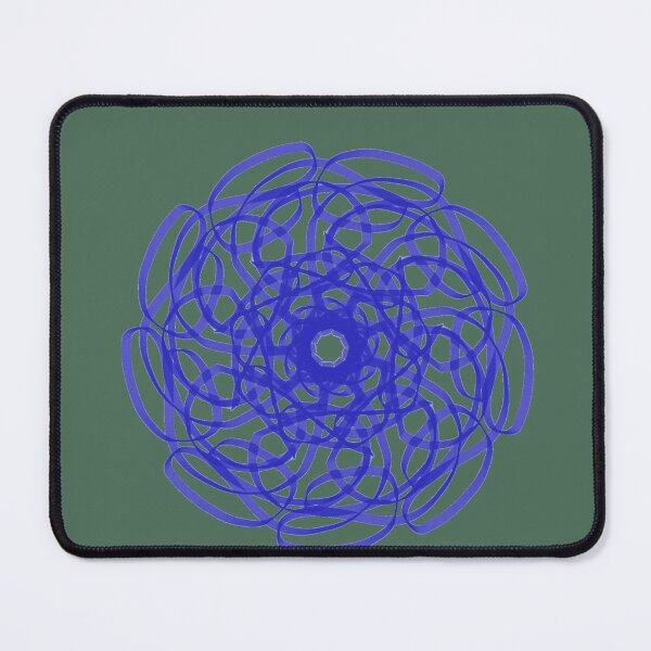Item preview, Blue Spherical Floral Pattern designed and sold by CriticalC404.