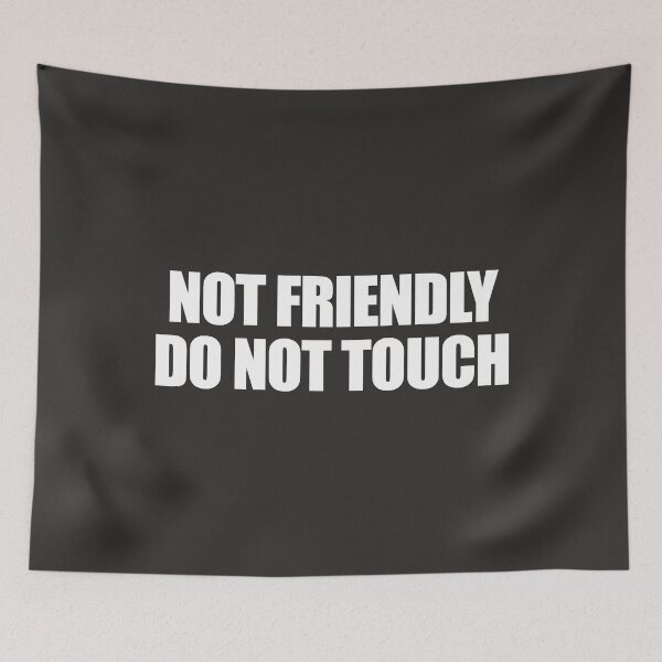 Item preview, NOT FRIENDLY DO NOT TOUCH designed and sold by HaAnhEva.