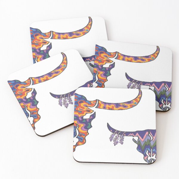 Item preview, western pattern longhorn designed and sold by Mikayla Berndt.