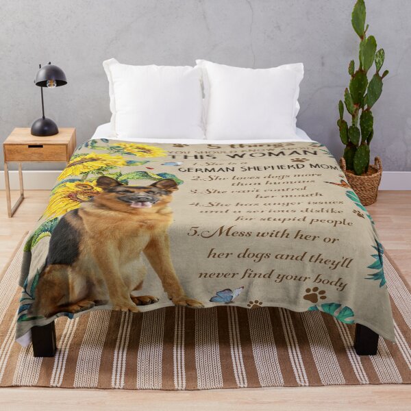 Item preview, German Shepherd Mom, Shepherd Blanket, 5 Things You Should Know About designed and sold by JoycePruit.