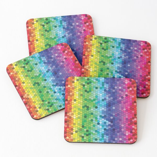 Item preview, Color Spectrum Hexagons designed and sold by alexisrg.