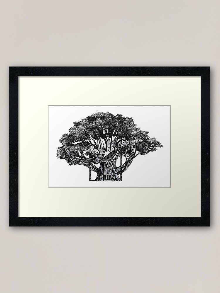 Alternate view of Tree of Summer Framed Art Print