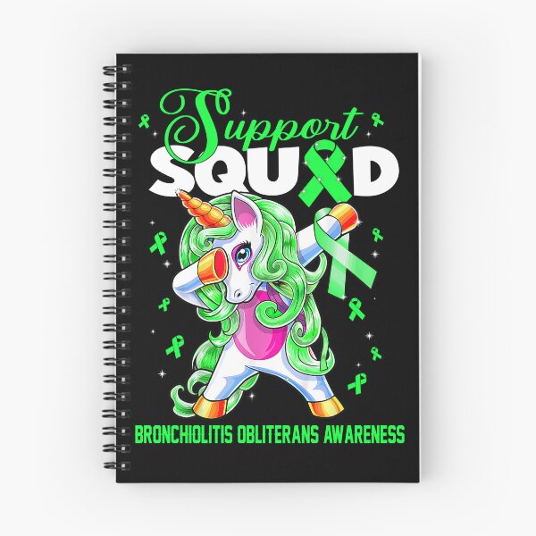 Item preview, Cute Unicorn Support Squad Bronchiolitis Obliterans Awareness Men Women Kid designed and sold by tenjun16.