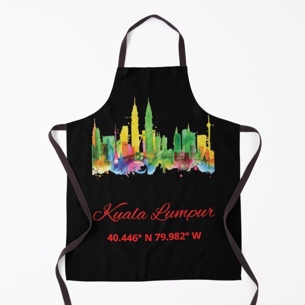 Item preview, Kuala Lumpur , love classic t-shirt , painted skyline . designed and sold by Forever Sun CO..