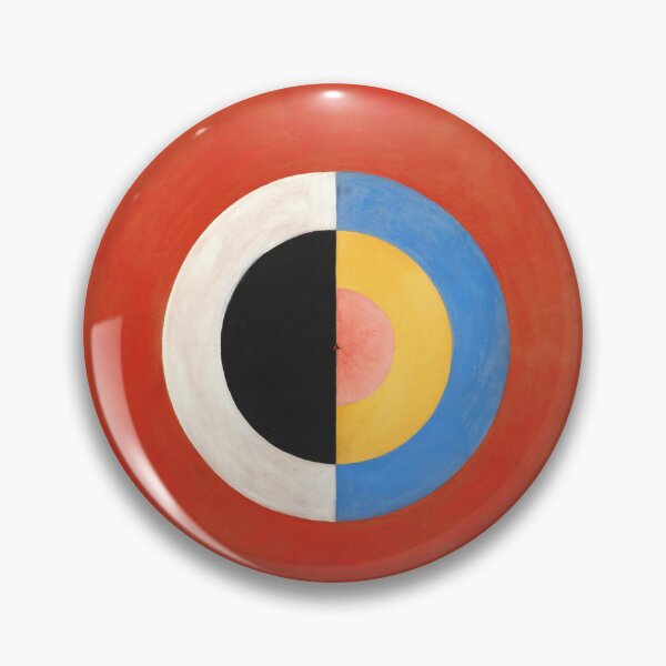 Item preview, Hilma Af Klint Círculo Rojo Pintura sueca Arte de pared Galería geométrica Museo Nombre de la exposición Escandinavo Impresión de arte nórdico Contemporáneo moderno designed and sold by Papergrphc.
