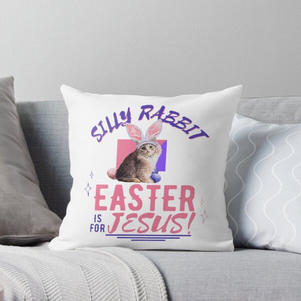 Item preview, Silly rabbit easter is for Jesus designed and sold by JAdotdotDesigns.