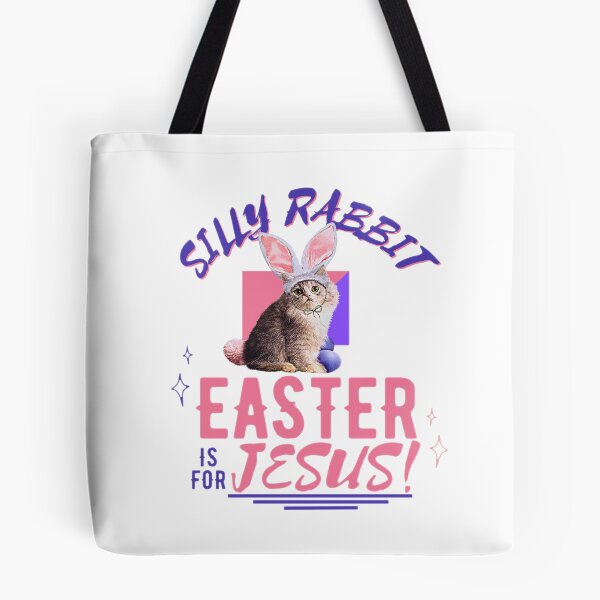 Item preview, Silly rabbit easter is for Jesus designed and sold by JAdotdotDesigns.