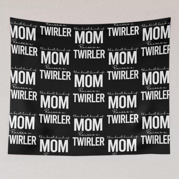 Item preview, The best kind of mom raises a twirler - white designed and sold by EmilyFun.