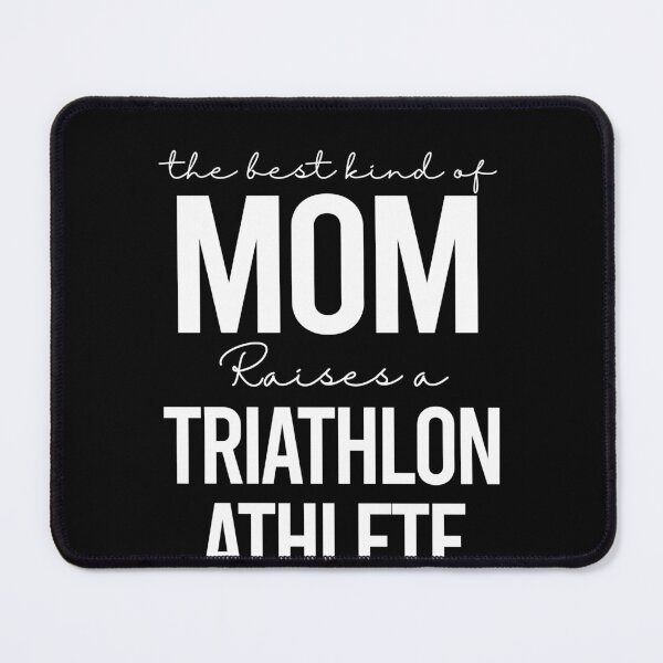 Item preview, The best kind of mom raises a triathlon athlete - white designed and sold by EmilyFun.