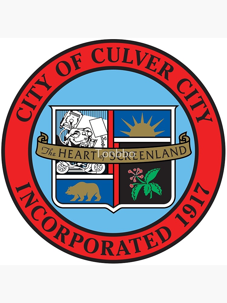 "Seal of Culver City, California" Poster for Sale by Tonbbo Redbubble
