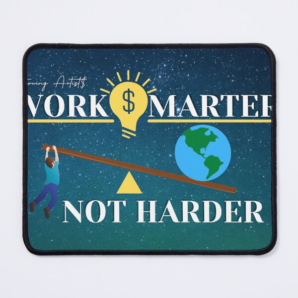 Item preview, WORK SMARTER designed and sold by Hustle-SA.